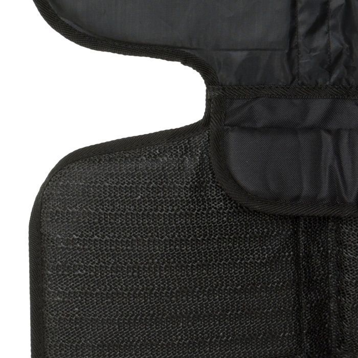 Защитный коврик под автокресло El Camino ME 1072 черный, с кармашками