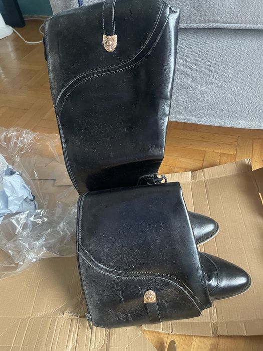 Buty typu oficerki końskie . Nowe !