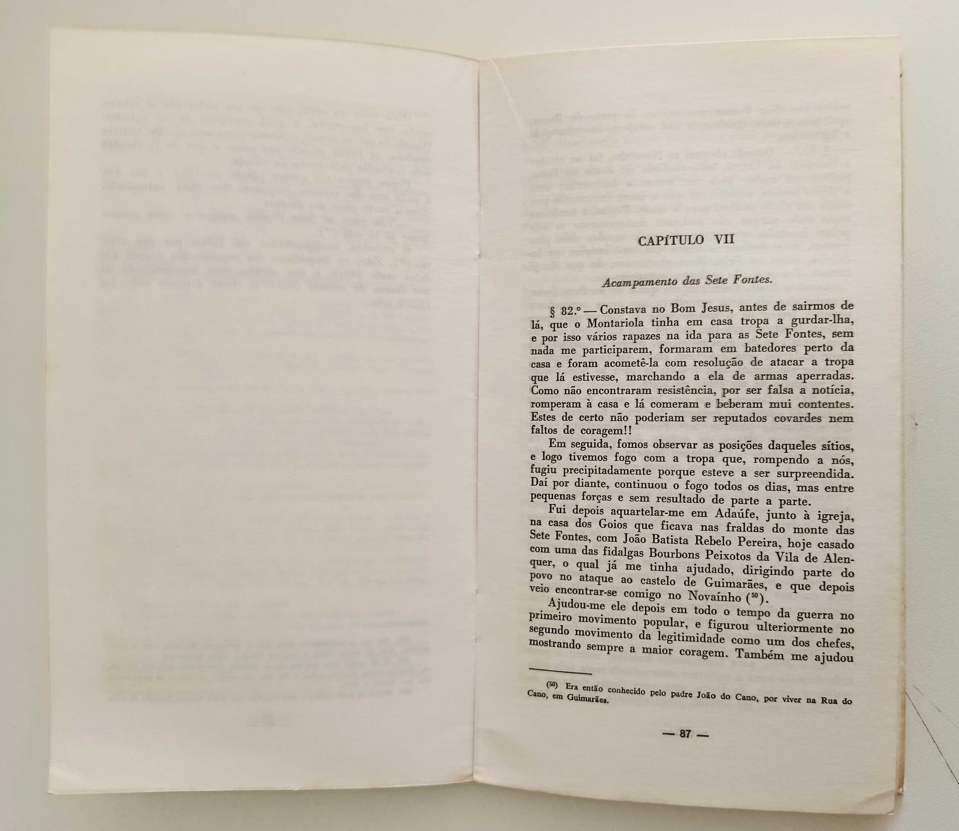 Pe. Casimiro | Apontamentos para a História da Revolução do Minho 1846