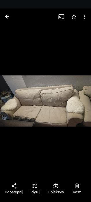 Pokrowce ektrop sofa nierozkładana .