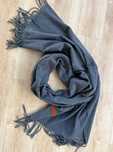 Cashmere Blend szalik szary 70% wiskoza 30% kaszmir 180 cm miekki