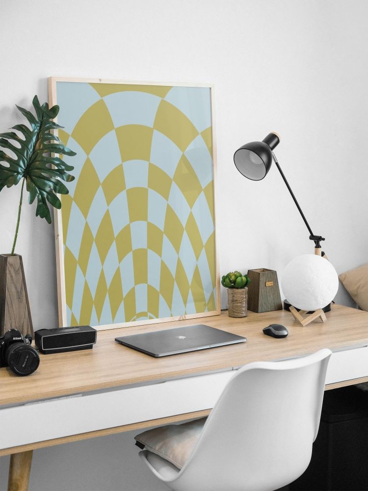Poster / Print xadrez / checkered print / decoracão / arte de parede