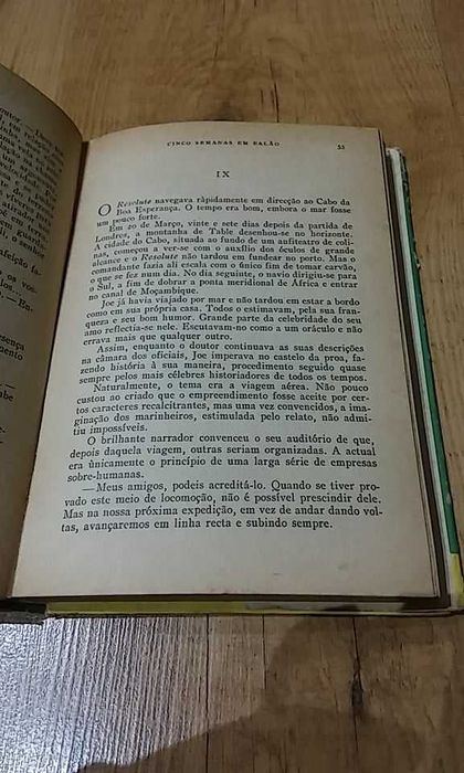 Cinco semanas em balão - Jules Verne - 1ªedição