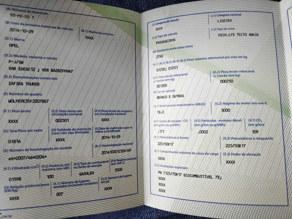 Opel Zafira Tourer 1.6 CDTI 136cv