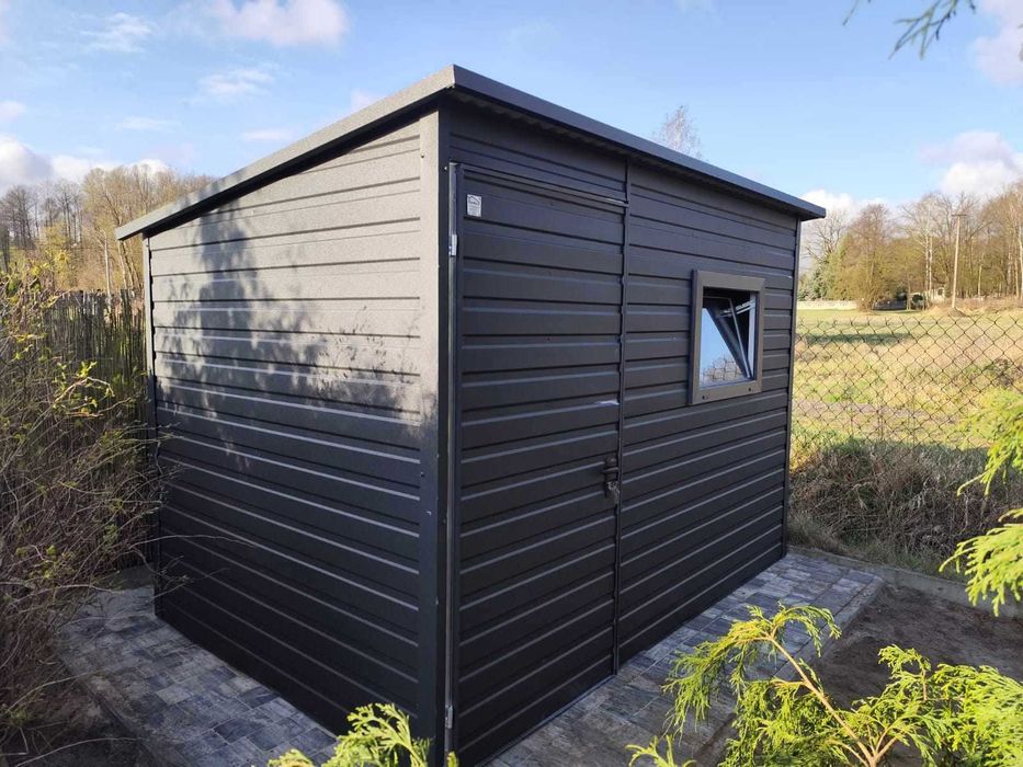 Złoty Dąb Garaż Blaszany-Schowek Narzędziowy |Wiata Ogrodowa–Maj-Blach