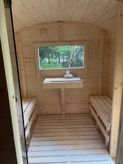 Sauna Ogrodowa Beczka Iglo Owalna Sauny z Litwy od Producenta