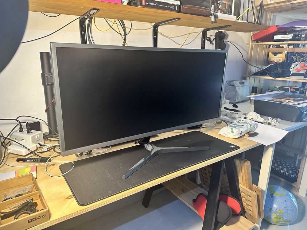 Samsung S34J550WQ monitor ultrawide 34 cale