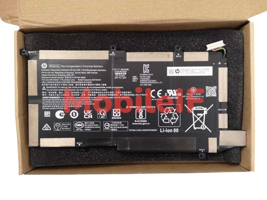 Акумулятор HP Spectre X360 14T-EA00, 14t-ea00,WS04XL,WS04XL Original