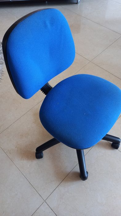 Krzesło fotel biurowy granatowy  dla dziecka