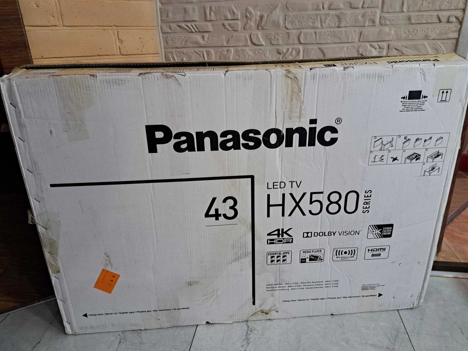 ‼️ LED TV Panasonic TX-43HXW584 (4K HDR, Dolby Vision) битая матрица