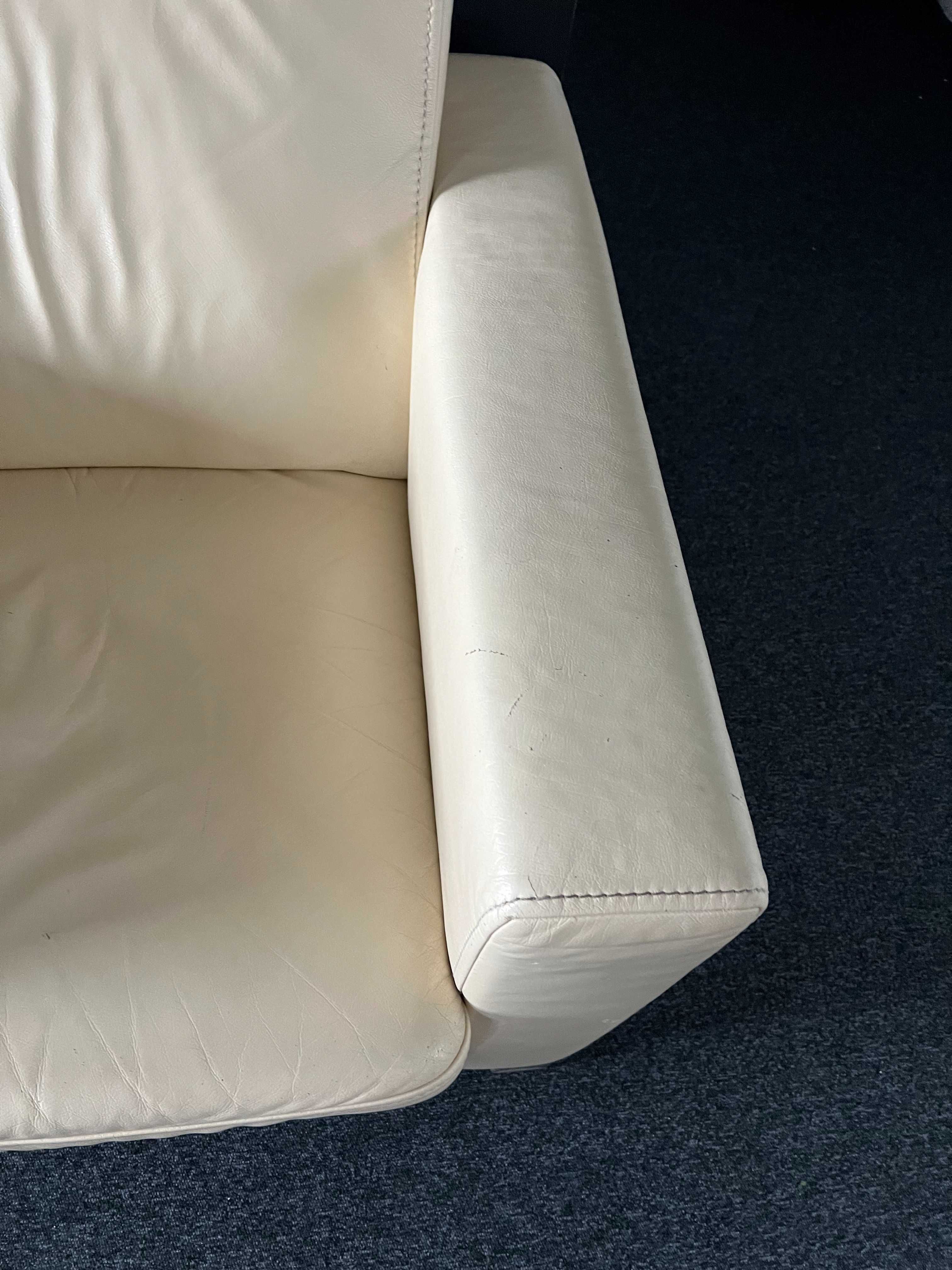 KLER ETIUDA komplet skórzana sofa i fotel