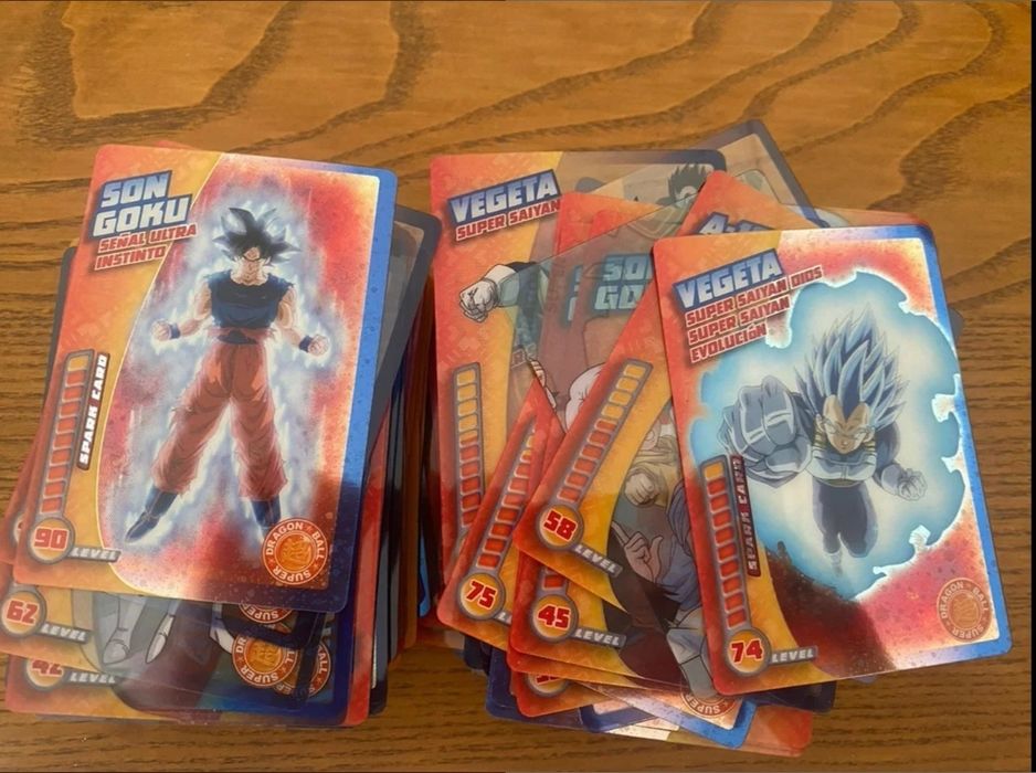 Lote de cartas dragon ball super