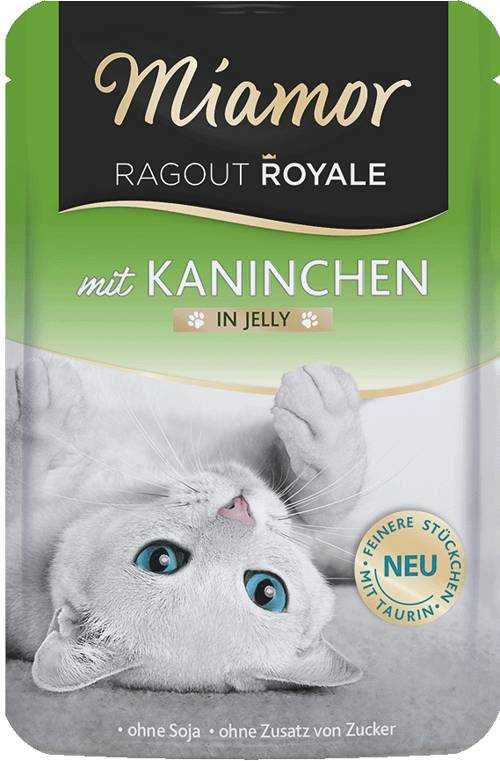 Mokra karma dla kota Miamor RAGOUT ROYAL Królik w Galarecie 100G 10szt