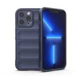 Etui iPhone 13 Pro Max elastyczny pancerny ciemnoniebieski