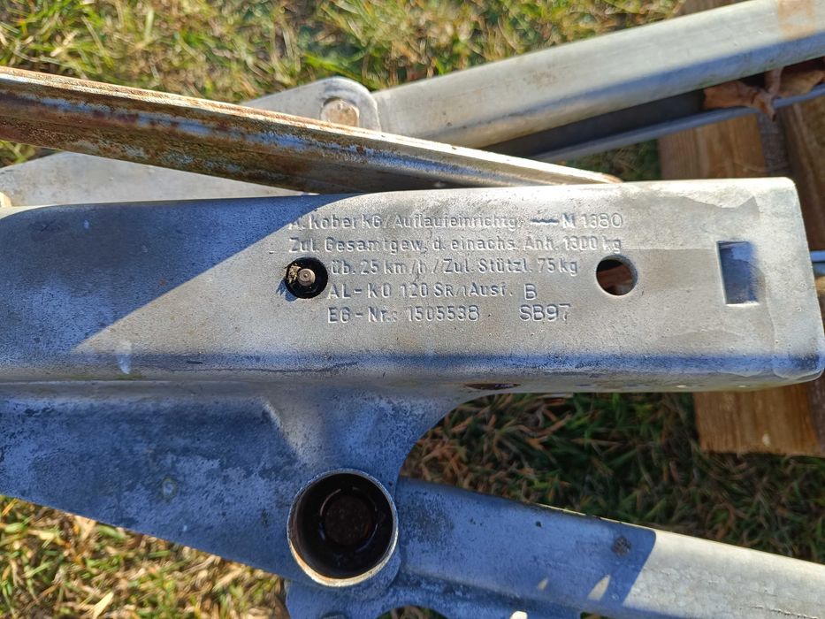 Przyczepa platforma,podlodziowa 1300 kg. z Niemiec.