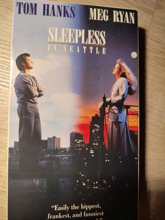 Film  VHS  Sleepless in Seatlle  z  Tom Hanks , wersja NTSC , jez. ang