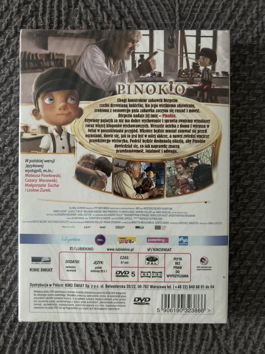 Bajka na dvd Pinokio