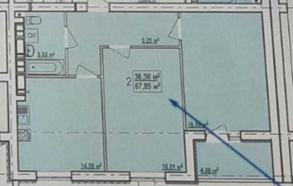 ЖК НЬЮТОНА 2-комн квартира 68м2 БЕЗ КОМИССИИ MV