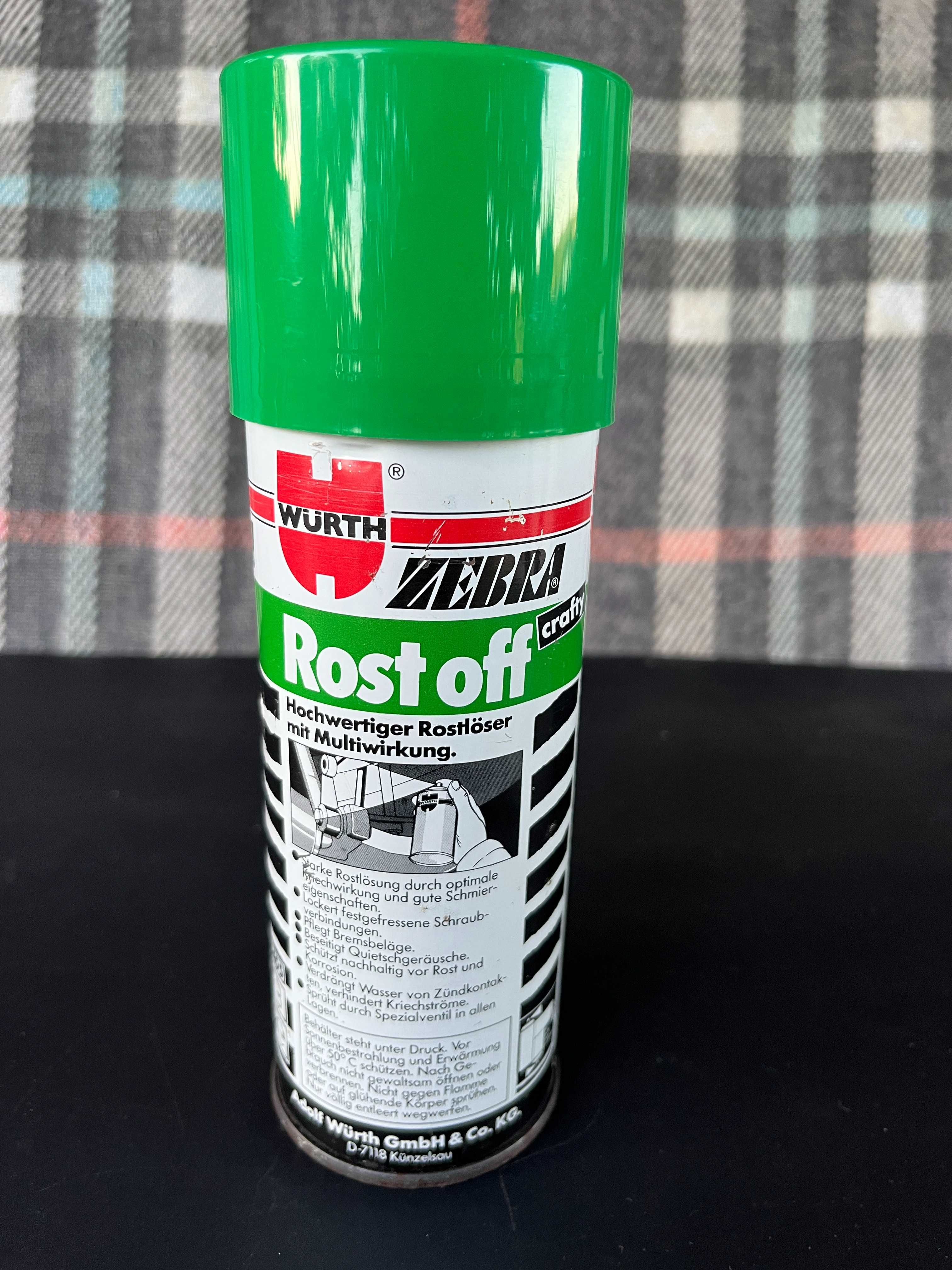 Lata de spray antiga da Wurth sem códigos de barras