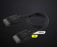 CORSAIR iCUE LINK Kable - Prosty 200 mm - Czarny