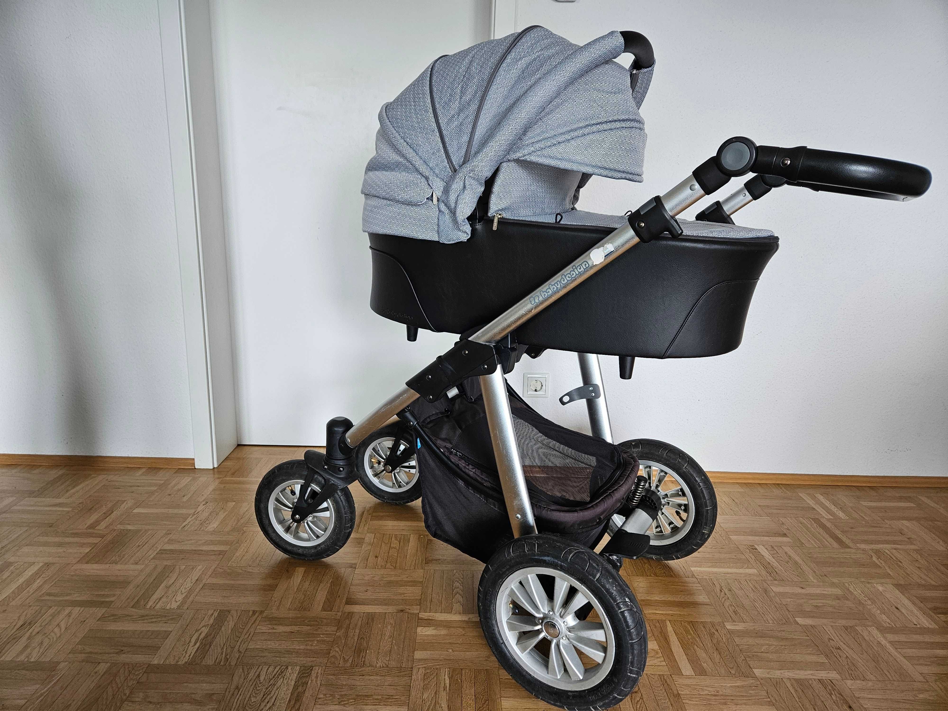 Wózek 2w1 (gondola i spacerówka) Baby Design Dotty 2017