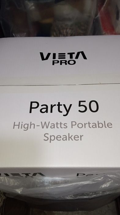Vieta Pro Party 50 High-Watts Speaker Selado C/ Microfone