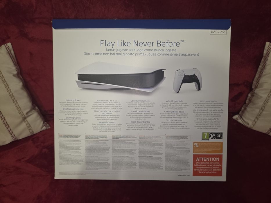Consola Sony Playstation 5 Fat com leitor