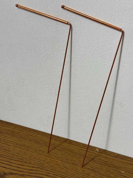 Dwie Rurki Miedziane 100% MIEDŹ ! Do Szukania Wody Żył Wodnych + EBOOK