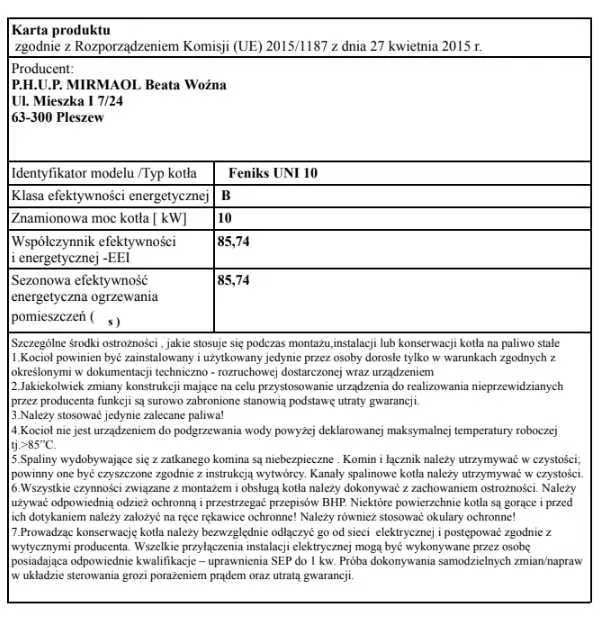 DREWNO 5 KLASA Kocioł Piec 10KW 110m2 UNI dostawa 0zł WĘGIEL !GRATISY!