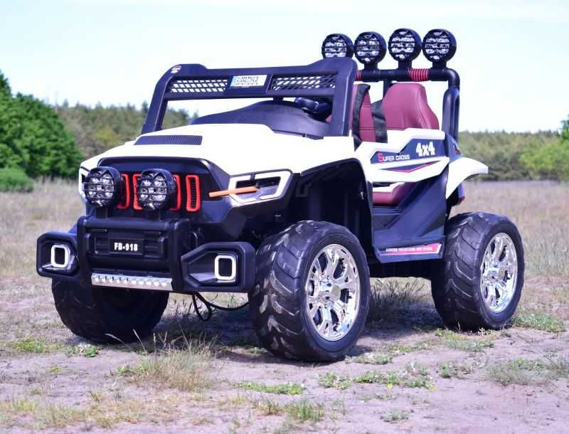 Auto samochód na akumulator autko MEGA BUGGY SUPER CROSS 4X4 jeep 2 os