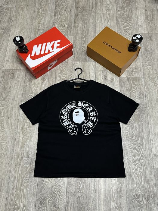 Футболка bape chrome hearts