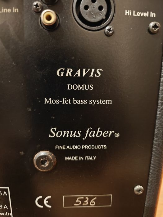 Sonus Faber Gravis Domus ( subwoofer )