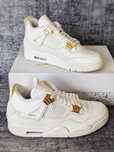 ButyDamskieMeskieJordan4RetroMetallic Gold rozm r.40