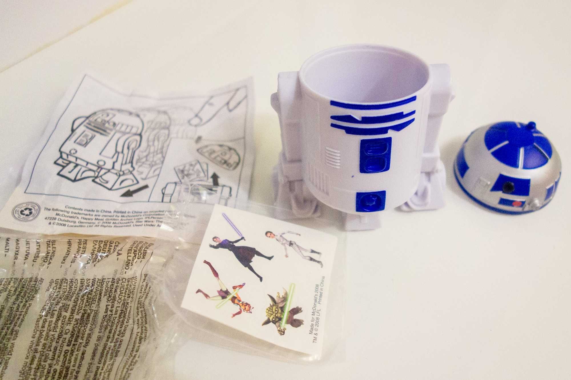 Робот R2D2 StarWars из McDonalds, новый запечатанный