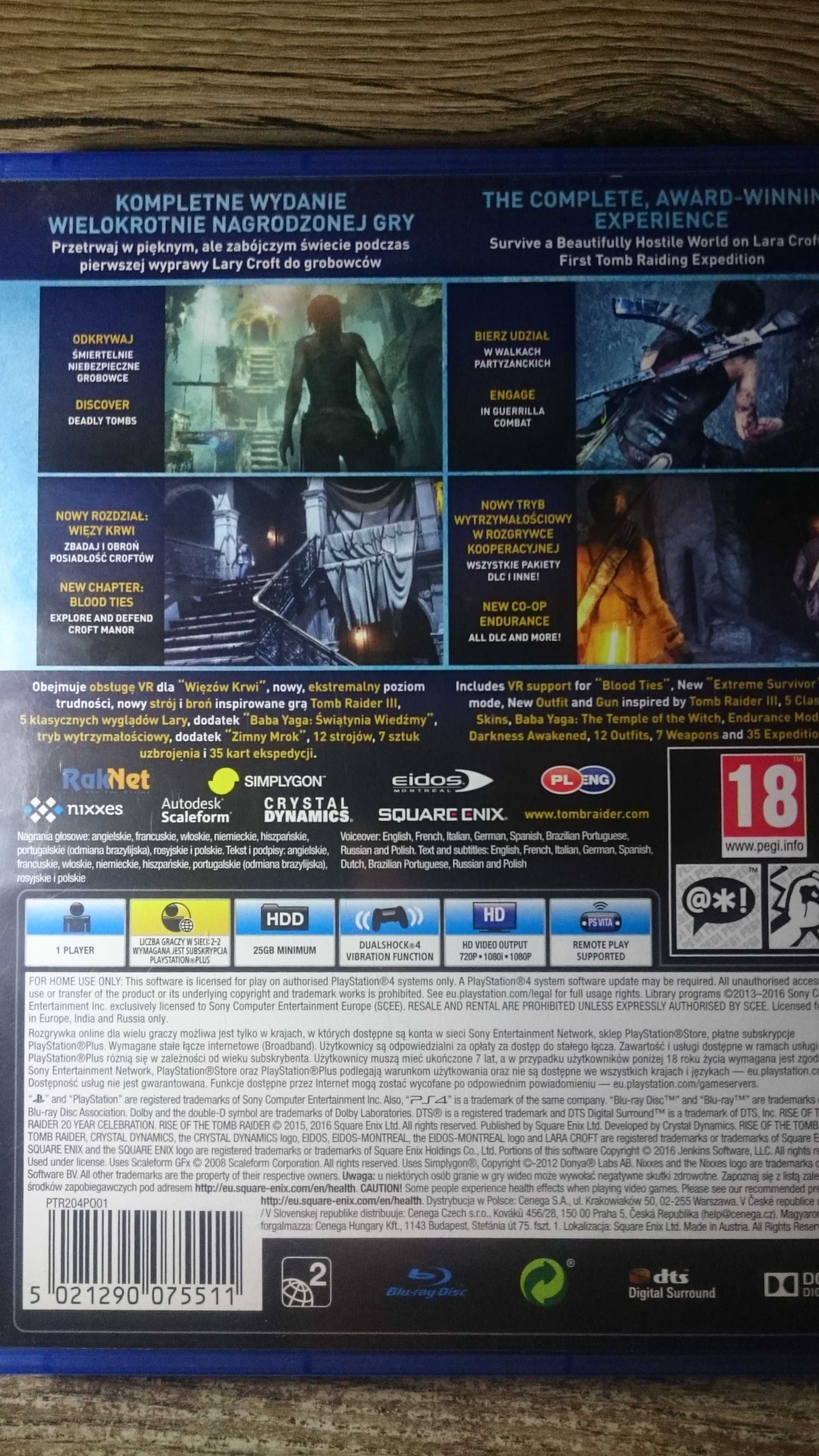 Rise of Tomb Raider  ps4 playstation POLSKA uncharted last of us