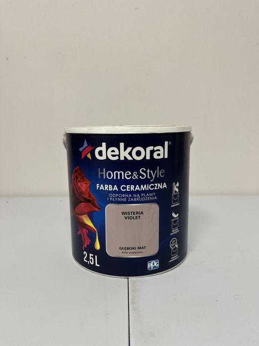 Okazja Farba Ceramiczna Dekoral Wisteria Violet Fioletowa