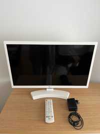 TV LG 23,6''/60 cm branca - excelente estado, sem defeitos