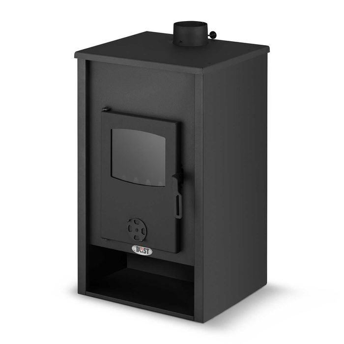 Piec piecyk kominek koza z płaszczem wodnym kocioł CO BLIST B2E