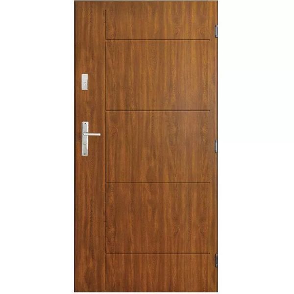 Drzwi zewnętrzne Białe PEŁNE 80, 90 model "SWING" SZYBKA DOSTAWA