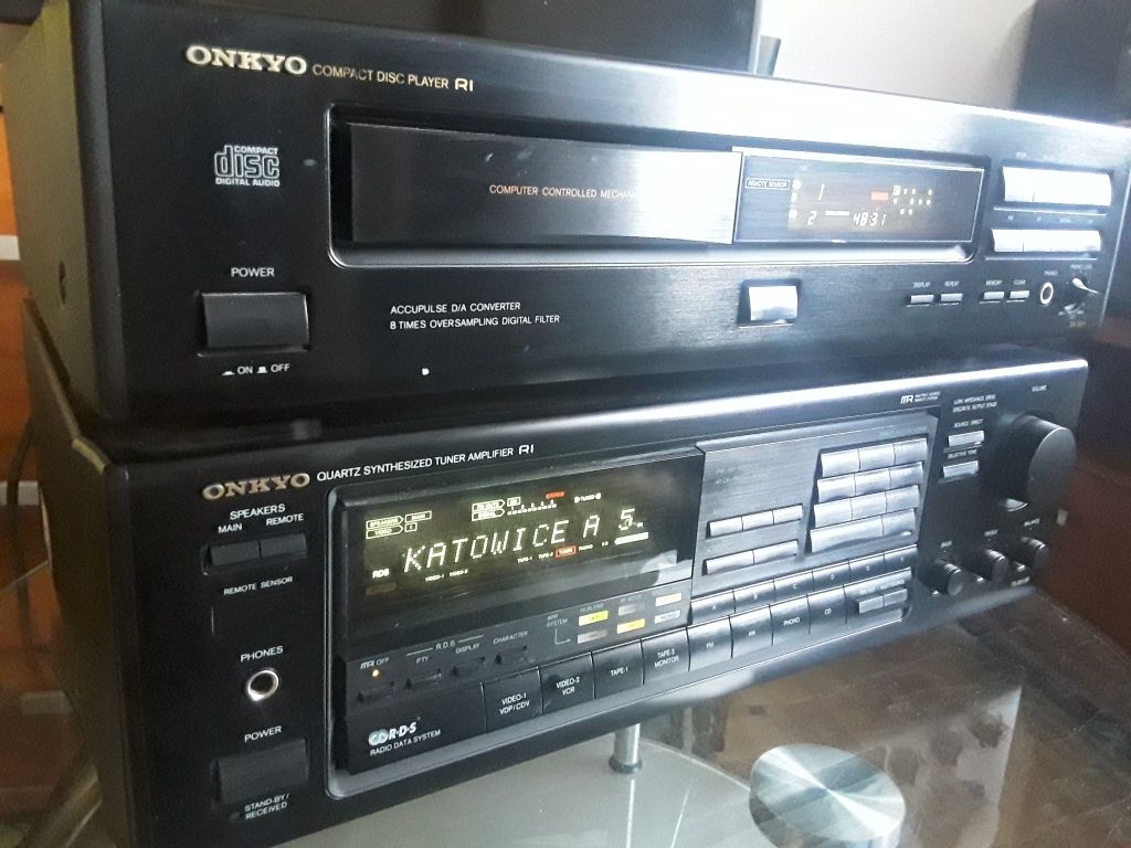 Sprzęt AUDIO wzmacniacz tuner deck cd kolumny