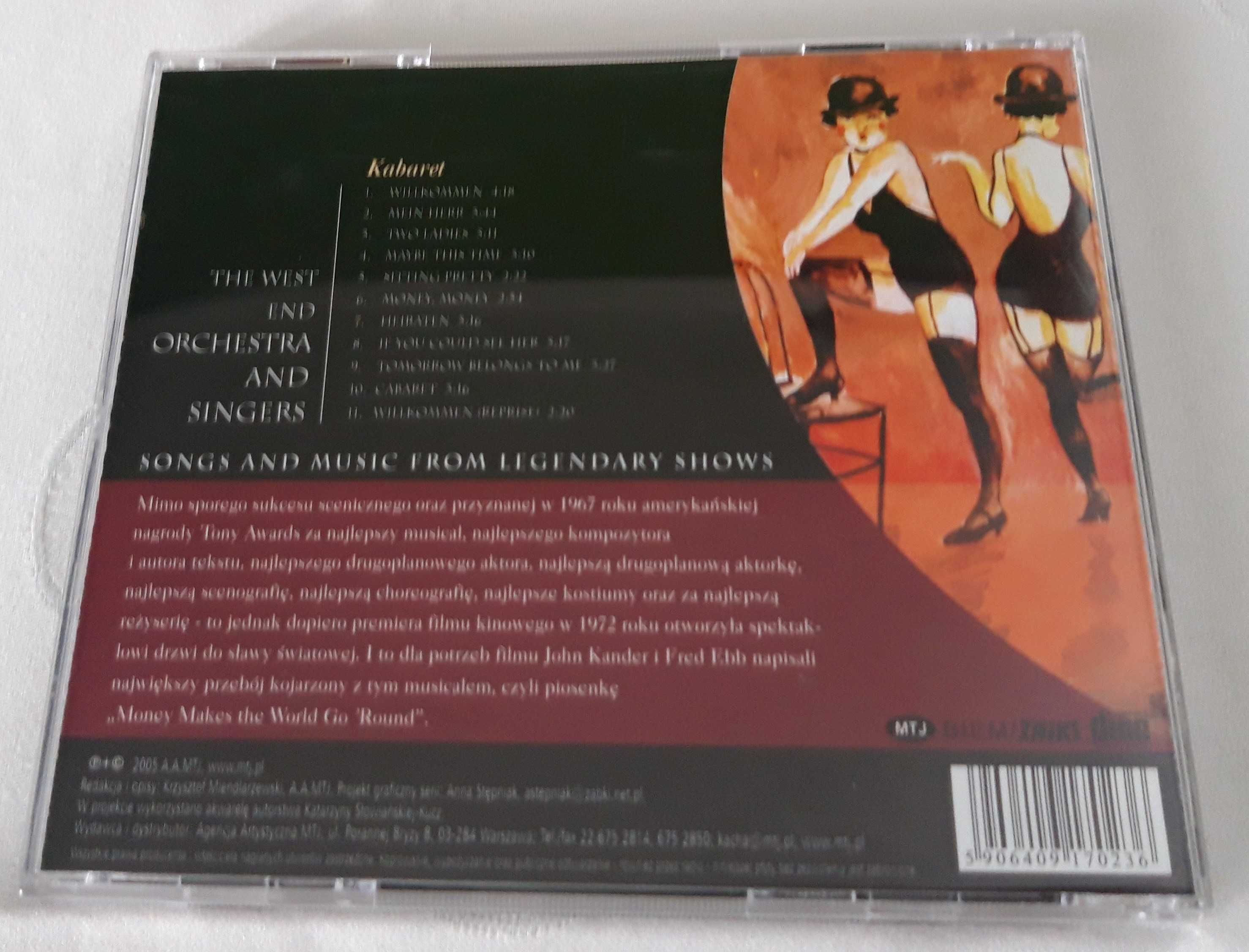 Cabaret musical The West Orchestra and Singers CD