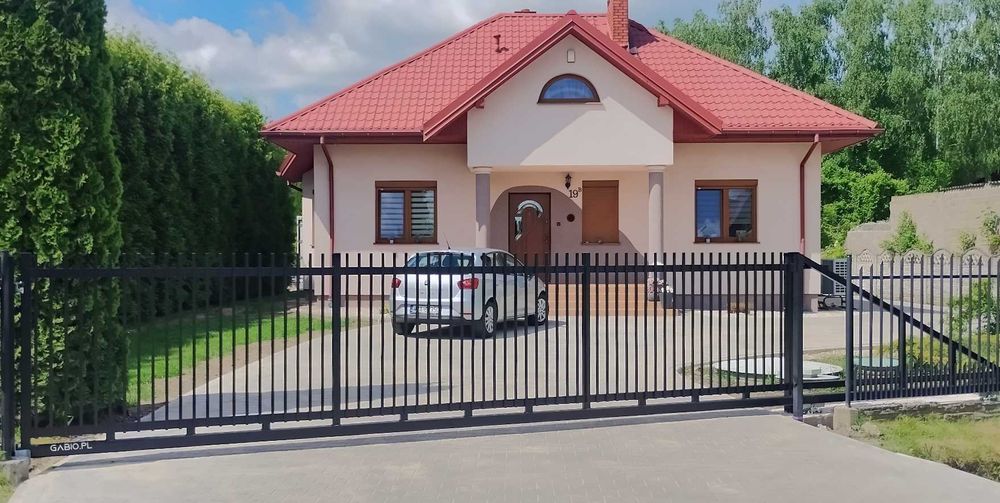 Brama przesuwna z profili pionowych - wys. 1,5/5m plus inne wys i dług