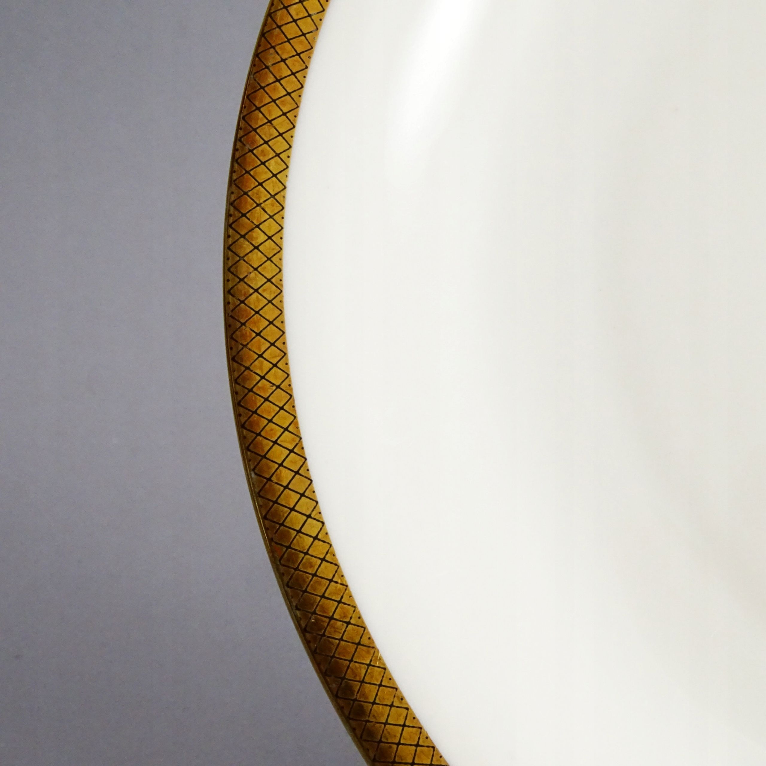 lata 60 piękna kremowy talerzyk porcelanowy johann seltmann