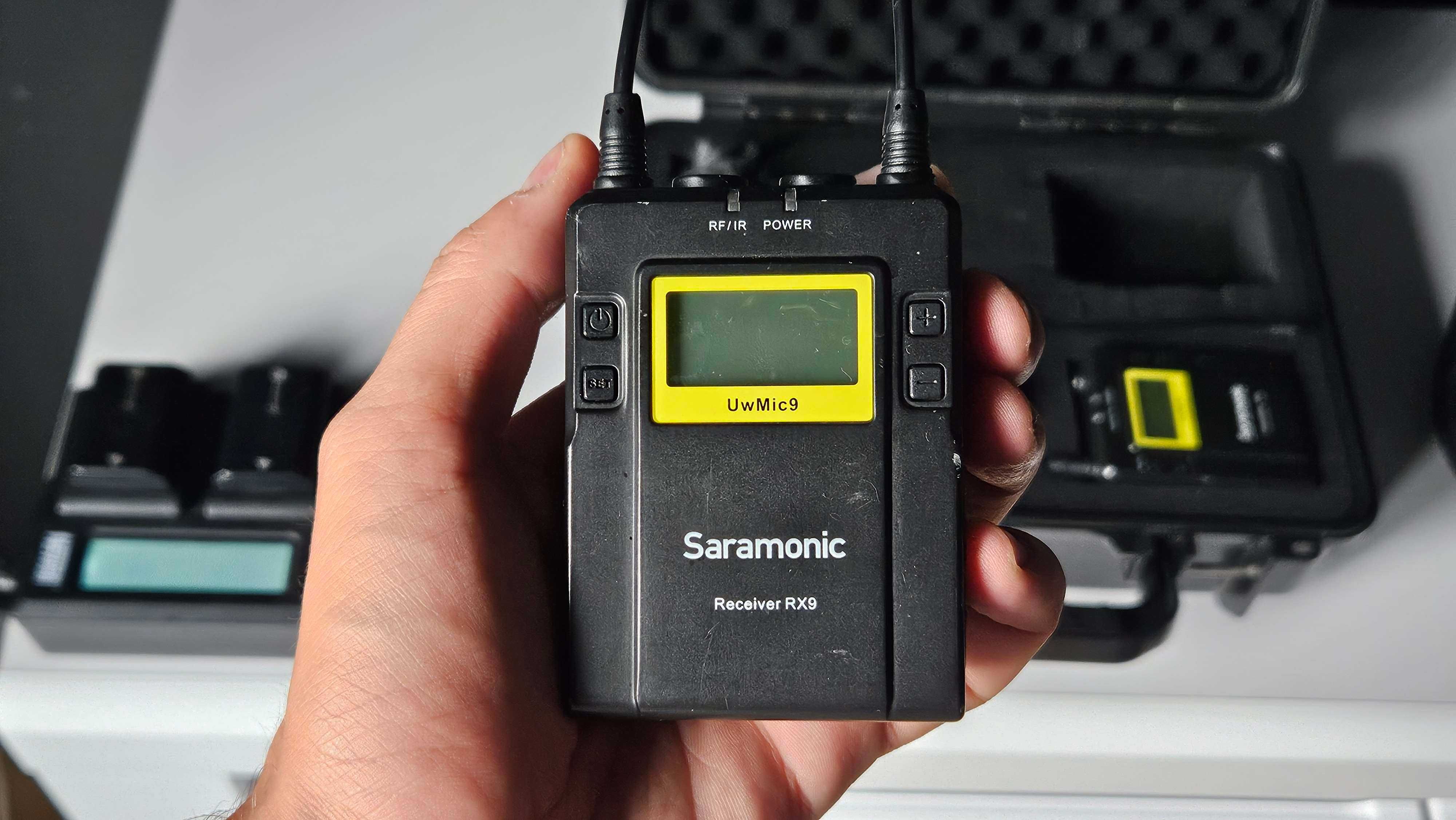 Saramonic UWMic9 - zestaw mikroportów + case (2x T, 1x R)