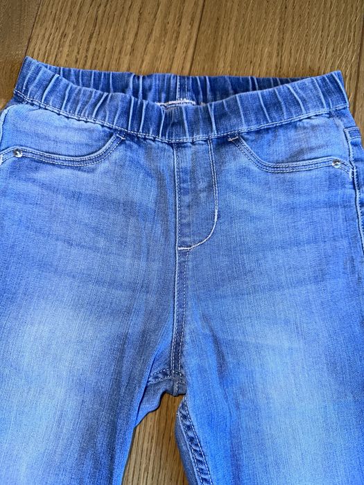 Spodnie dziecięce jeans z dziurami, rozm. 134, 8-9 lat