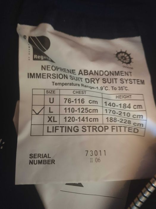 Fato de mergulho NOVO - Marca REGATTA