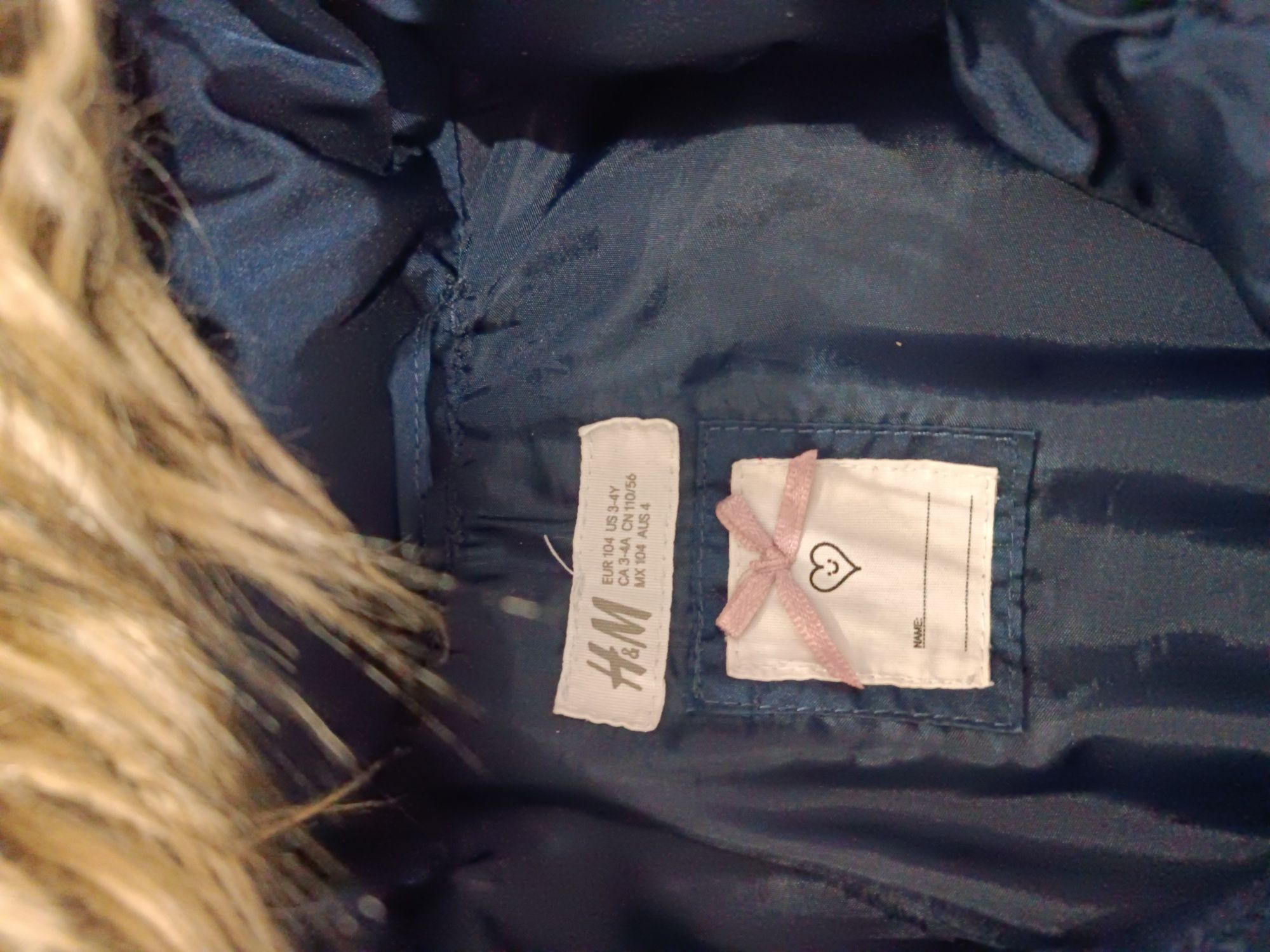 Kurtka zimowa h&m 104
