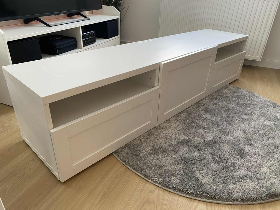 Szafka BESTA pod telewizor, biała IKEA
