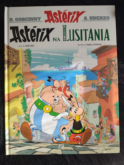 Livro "Asterix na Lusitânia" .