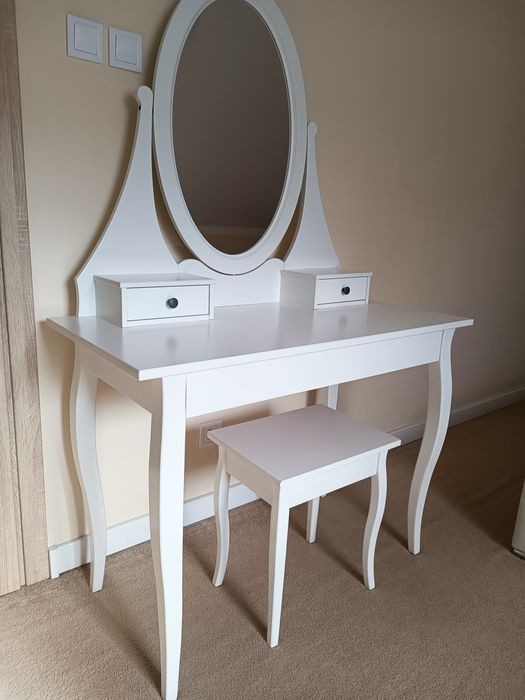 Toaletka hemnes + stołek Ikea